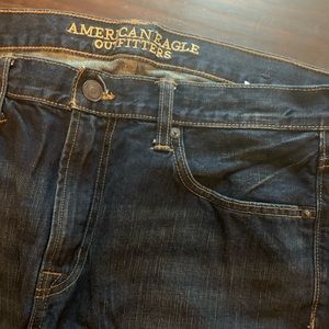 AE original Straight Men blue jeans size 36x30
